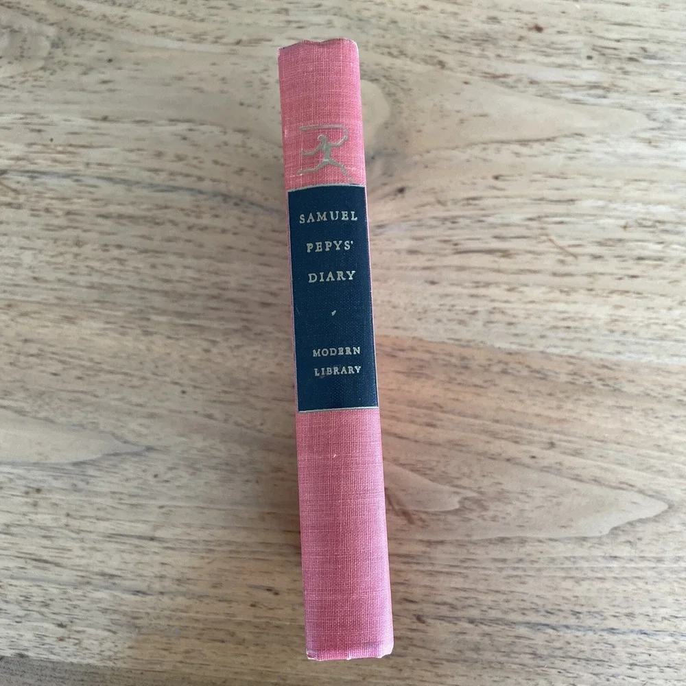 Passages From the Diary of Samuel Pepys Modern Library 1923 Edition HC Book